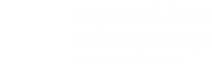 Master di II livello in Colonproctologia